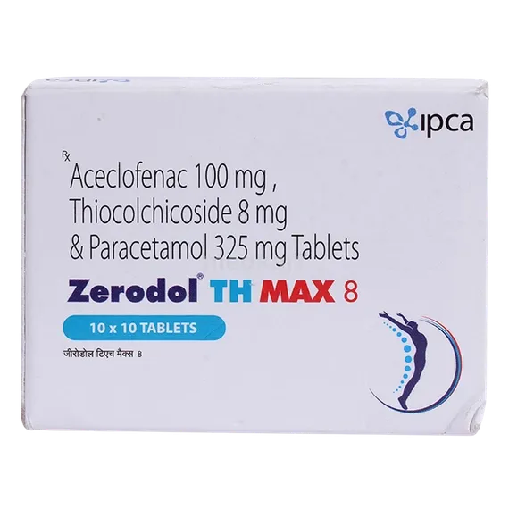 zerodol th max 8 tablet 10's